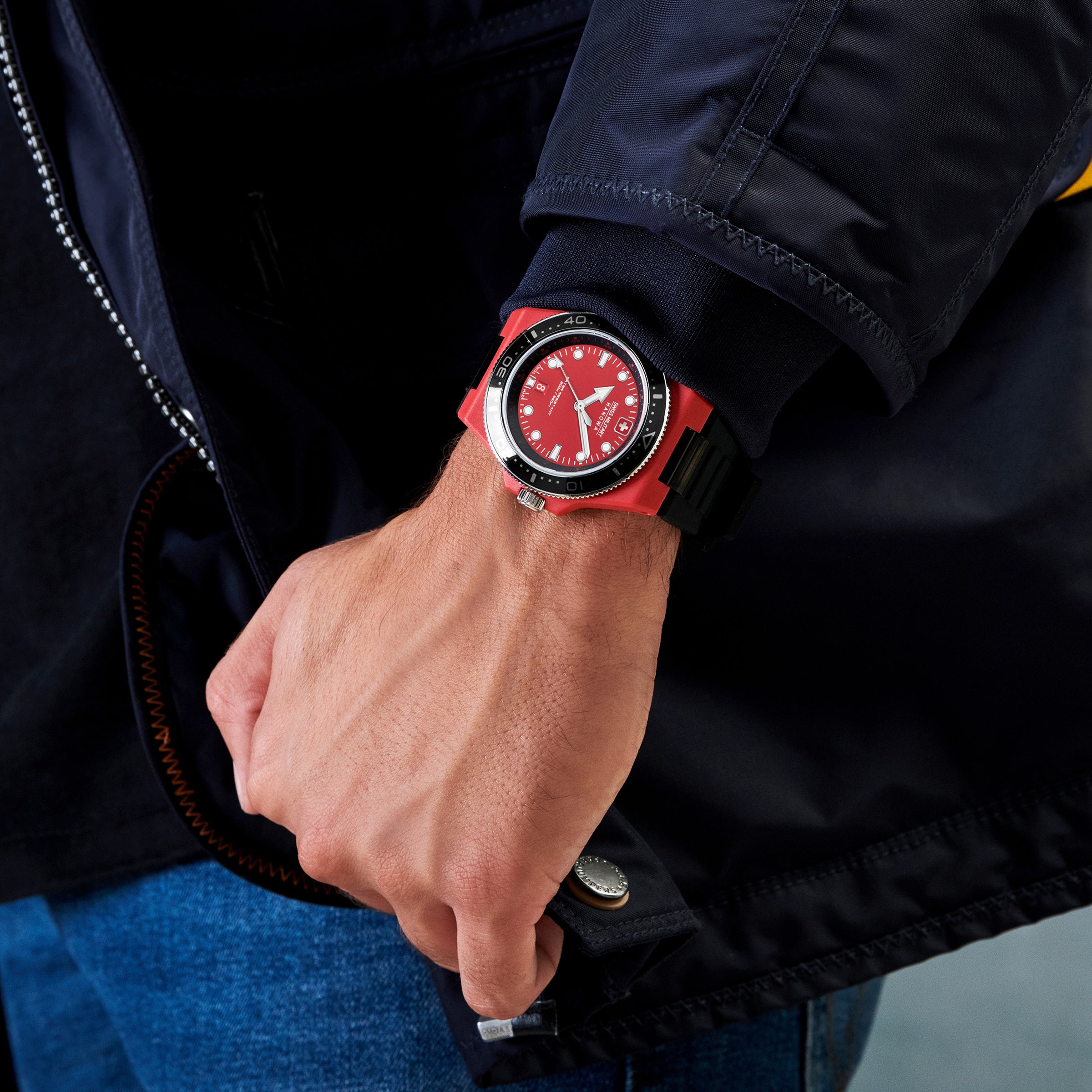 OCEAN PIONEER tide Swiss Military Hanowa
