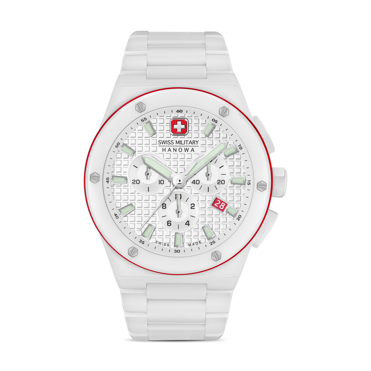 Swiss military hanowa white best sale
