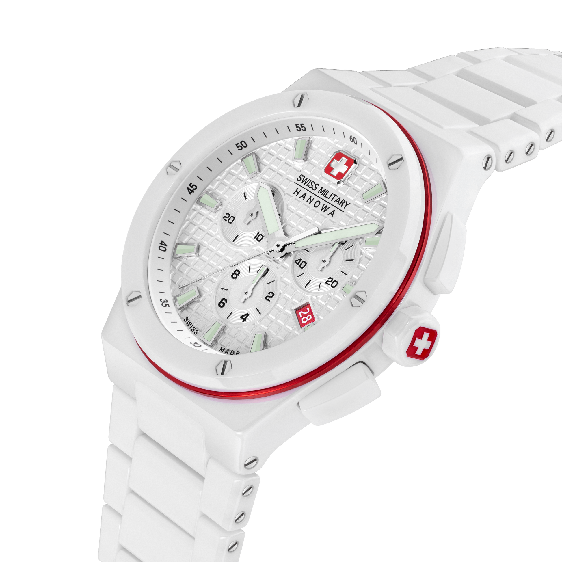 Buy swiss military hanowa white on Sale - Main Image