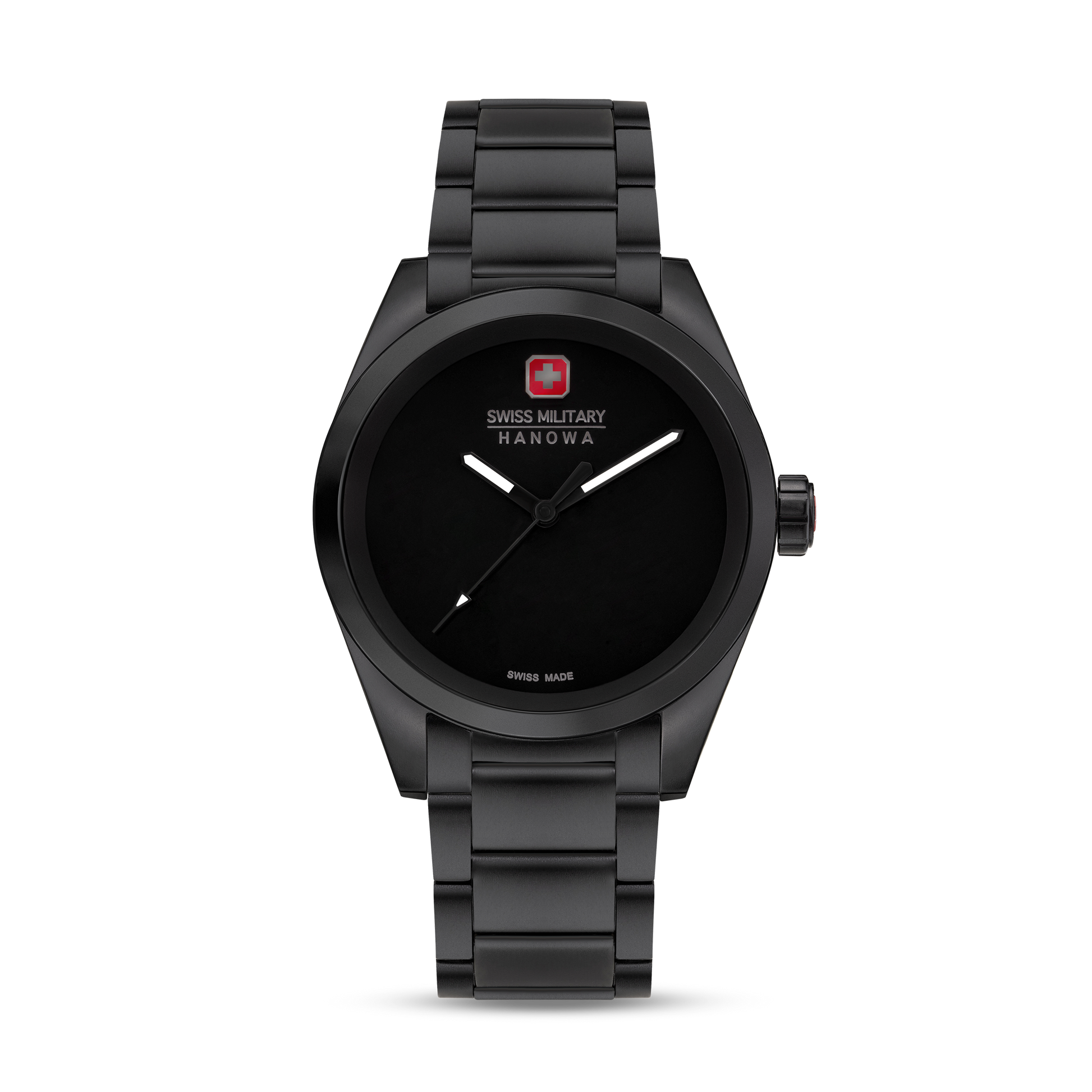 Swiss military black watch outlet